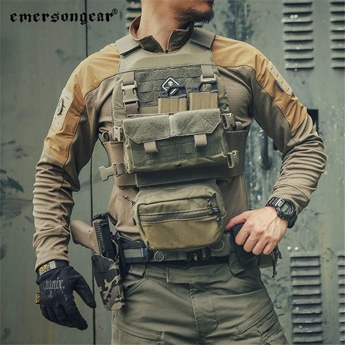 EMERSONGEAR Tactical Quick Dry Long Sleeve Shirt - Ideal for Airsoft, Paintball & Hiking | Men's Gym Tee