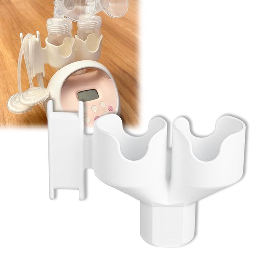 for Spectra S1 & S2 (Old Models Only) Bottle Holder – Dual Organizer with Hose Management, Fit Spectra S1 Accessories for Spectra Replacement Pump Parts (White)