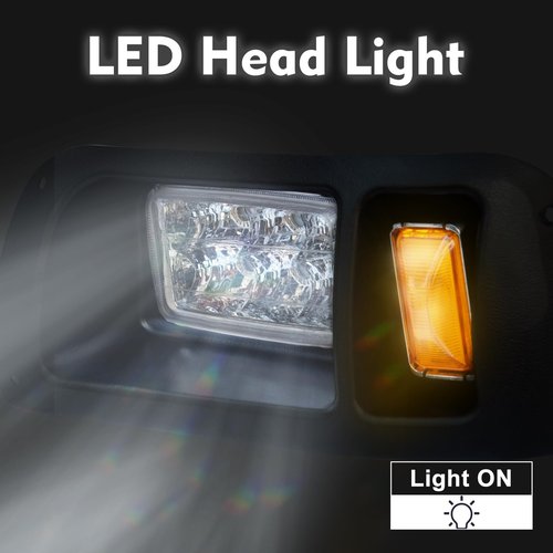 Orle Oko Golf Cart Light Kit For Club Car DS,12V Street Legal Golf Cart Headlights Taillights Kit for Club Car DS Led Light 1993-up Gas and Electric with Installation Instruction