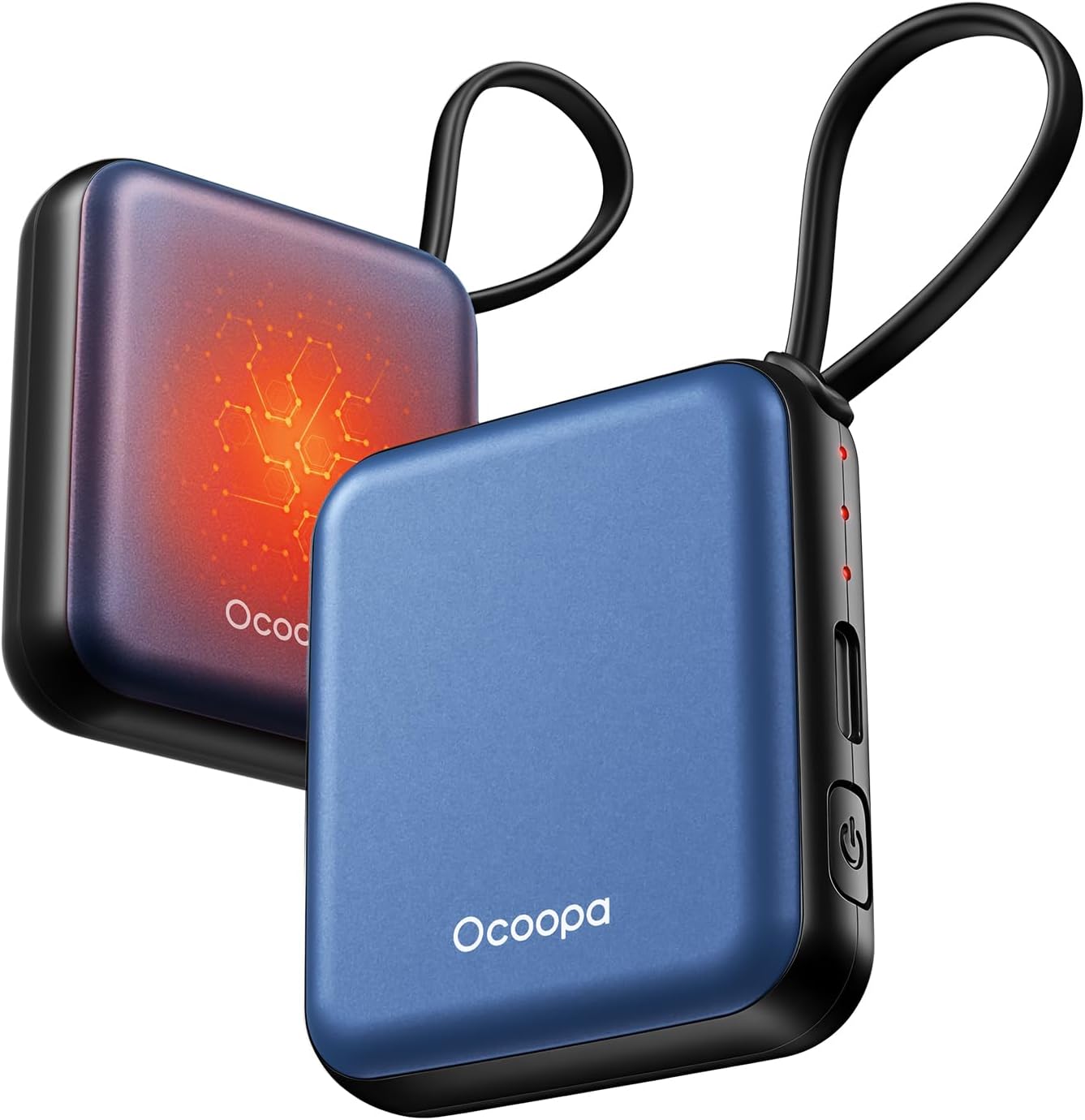 OCOOPA Rechargeable Hand Warmers - Smart Temperature Control, 7-Hour Battery Life, Compact Design for Travel & Gifts