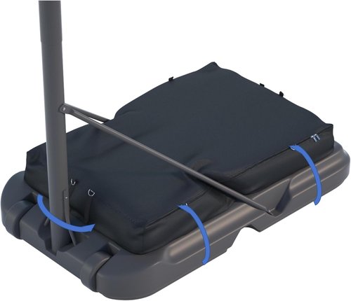 **Basketball Hoop Sandbag - Heavy Duty Waterproof & Dustproof Anchor | Holds 320+ lbs, 36.6" D x 23.6" W x 5.9" H (Black)**