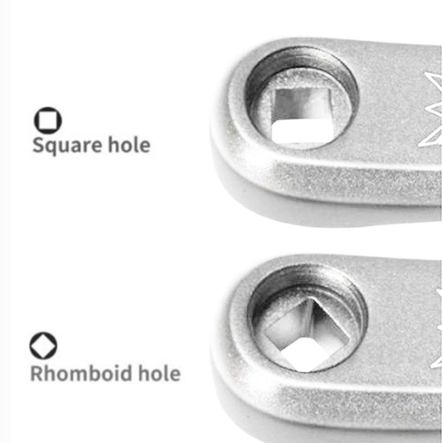 Mountain Bike Crank Arm, Lightweight Aluminum Alloy Replacement Left Hand Horizontal Taper Bike Crank for Cyclists Trail Riders Off Road Bike Repair