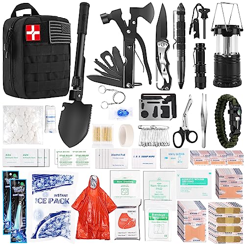 Abpir 318-Piece Emergency Survival Kit with First Aid & Camping Gear