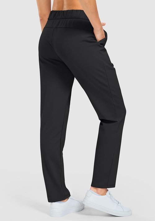 G Gradual Women's Fleece-Lined Golf Pants - Water-Resistant, Warm Sweatpants | 27.5"/29" Sizes