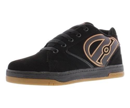 HEELYS Kids Propel 2.0 Skate Shoe, Black/Gum, 5 Big Kid