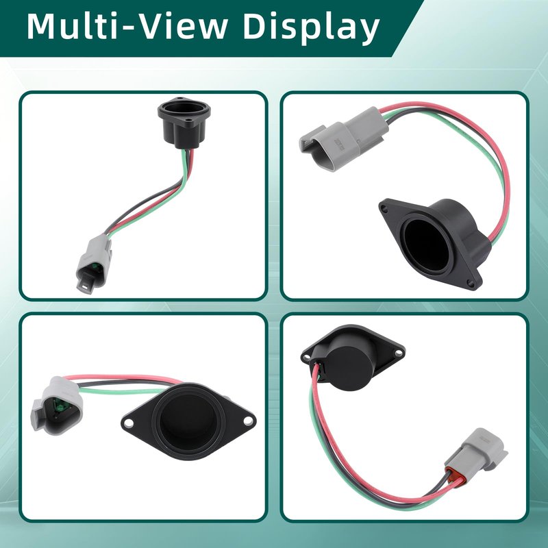 AUTOKAY 102265601 (High Speed Magnet) Speed Sensor Fits for Club Car IQ DS and Precedent 2004-up 48V Electric Golf Cart with ADC Motor, Re# DL9-2171S 1022656-01 102704901