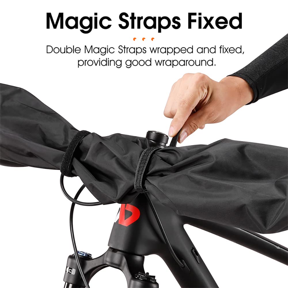 Bike Handlebar Protector Cover,Universal E-Bike Dustproof Waterproof Durable Transport Protection Case Fits Bicycle Straight Handle Bar 32*6.7in