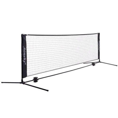 Aoneky Portable Pickleball & Tennis Practice Net - No Tools Easy Setup in Minutes, 10ft Freestanding Net for Driveway, Backyard, Indoor, Outdoor Use, Includes Carry Bag