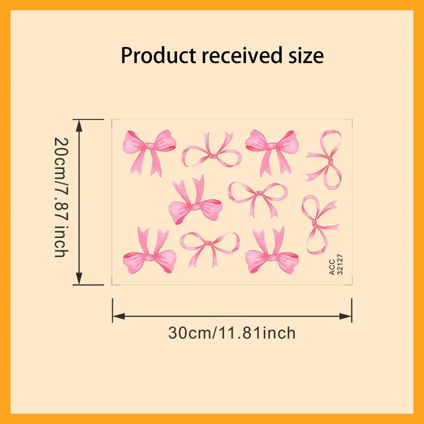 Arawat 8Sheet/80pcs Pink Bowtie Wall Stickers and Decals for Bedroom and Bathroom Bow Room and Wall Decor Coquette Room Decor for Bedroom Bow Sticker