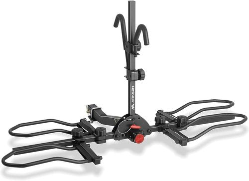 ARKSEN Bike Rack - 2-Bike Hitch Mount Platform for Electric & Fat Tire Bikes | Holds Up to 150 lbs, Fits 2" Receiver