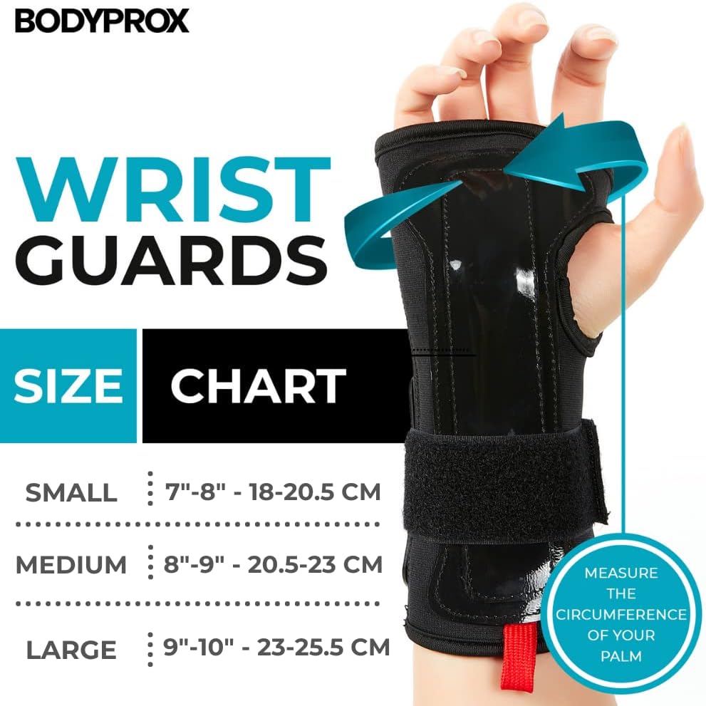 Skiennix Wrist Guards - Premium Sports Protection for Snowboarding, Skateboarding & Inline Skating | 1 Pair