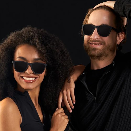 Goodr Polarized Sunglasses - A Unicorn's Calamity | Medium Size, Black Frames, UV400 Protection, No Slip, No Bounce