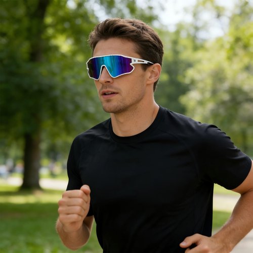 DUCO Sports Sunglasses for Men Women Running Baseball Fishing Tennis Pickleball Polarized Cycling Glasses UV400 Protection DC0023