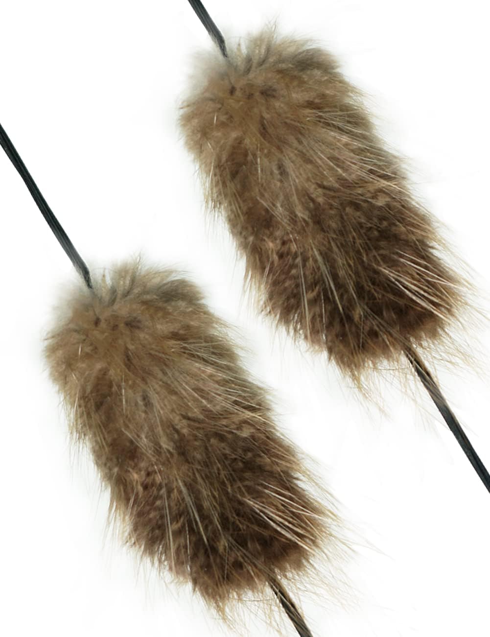 THREE ARCHERS Beaver Balls Bow String Silencers - Lightweight Recurve Bow Dampeners for Reduced Vibration & Noise, 2 Pack