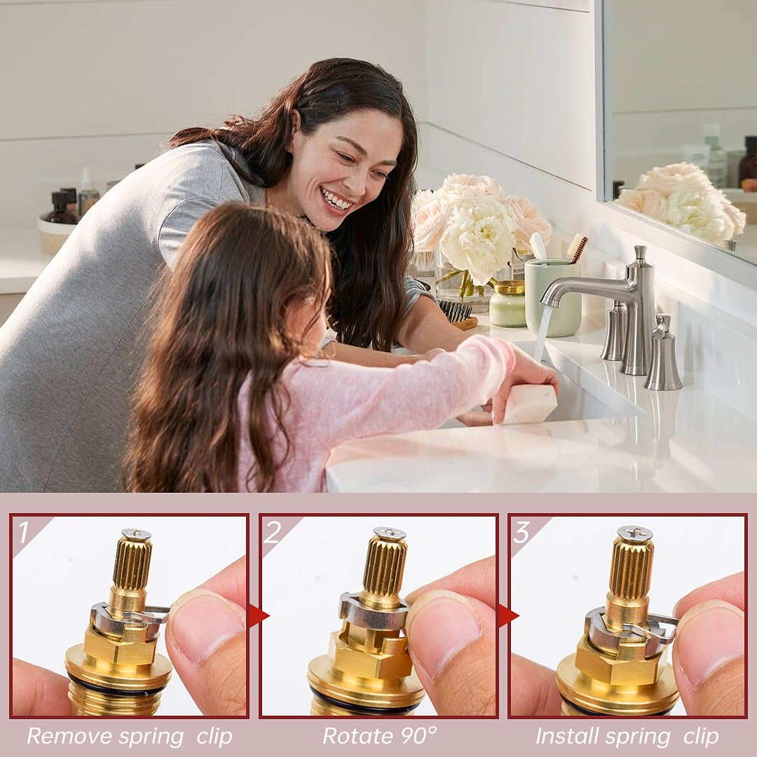 Shower Cartridge K-GP77005-RP Faucet Cartridge Replacement for kohler devonshire collection Ceramic Valve, One Size, Brass