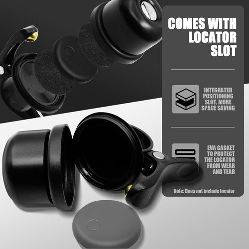 Bike Bell Classic Bike Bells, Bicycle Bell for Handlebars Adult, Mountain Bike Bell Accessories with Tracker