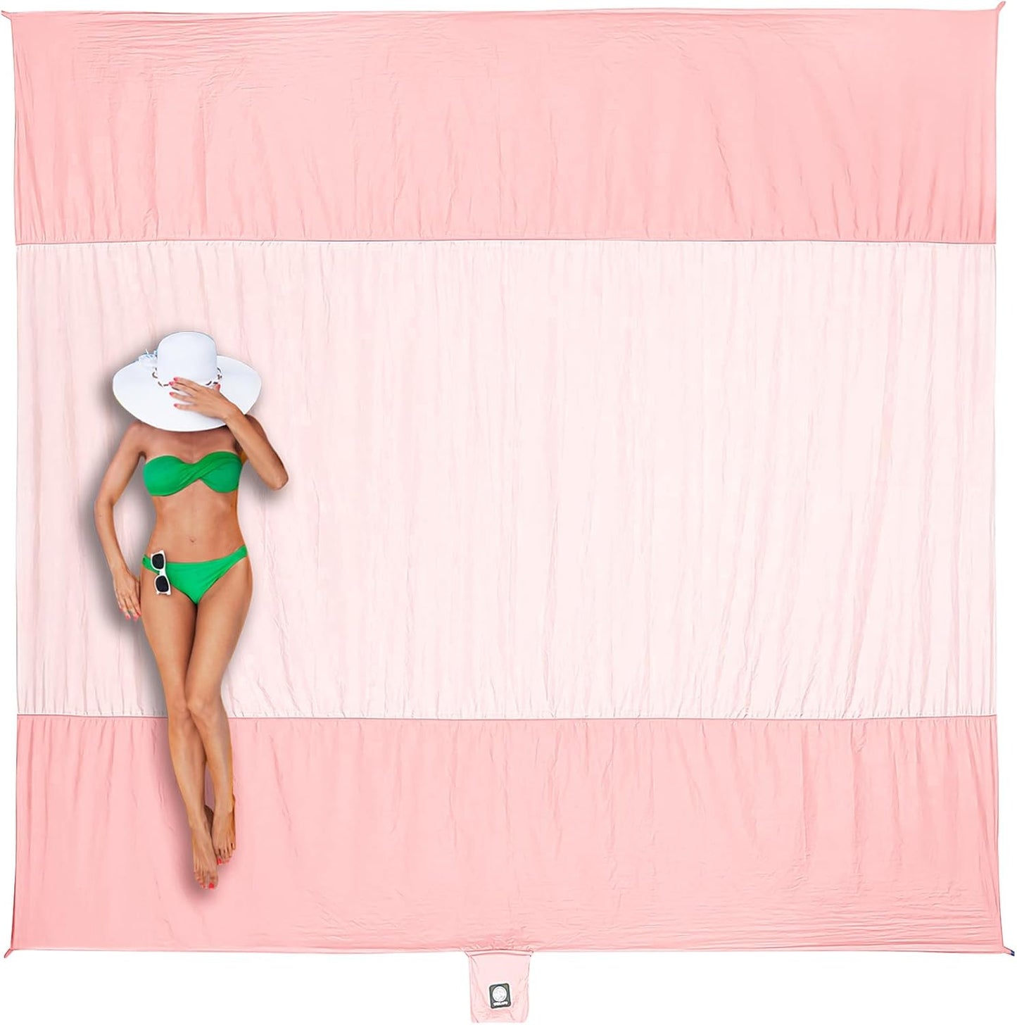 WEKAPO Beach Blanket - Extra Large Sandproof & Waterproof Mat | Quick-Drying, Compact Design for Vacation & Camping
