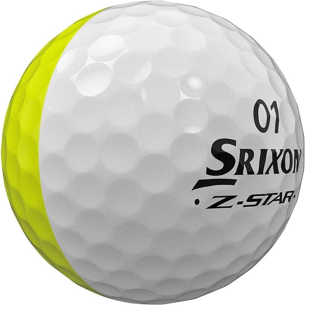 LostGolfBalls - Srixon Z Star Divide Golf Balls, Near Mint, 12 Pack
