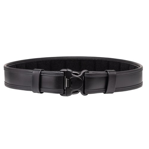 Bianchi 7955 ErgoTek Duty Belt with Tri-Release Buckle, Fits 2.25 Inches (58 MM) Belt Loops, Plain Black, 36-38