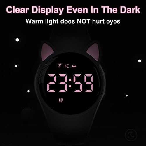 HUYVMAY Kids Fitness Tracker Pedometer Watch Without App, IP68 Waterproof Digital Sports Watch with Alarm Clock Timer Distance/Calorie/Step Counter for Boys Girls Kids Aged 5 and Up