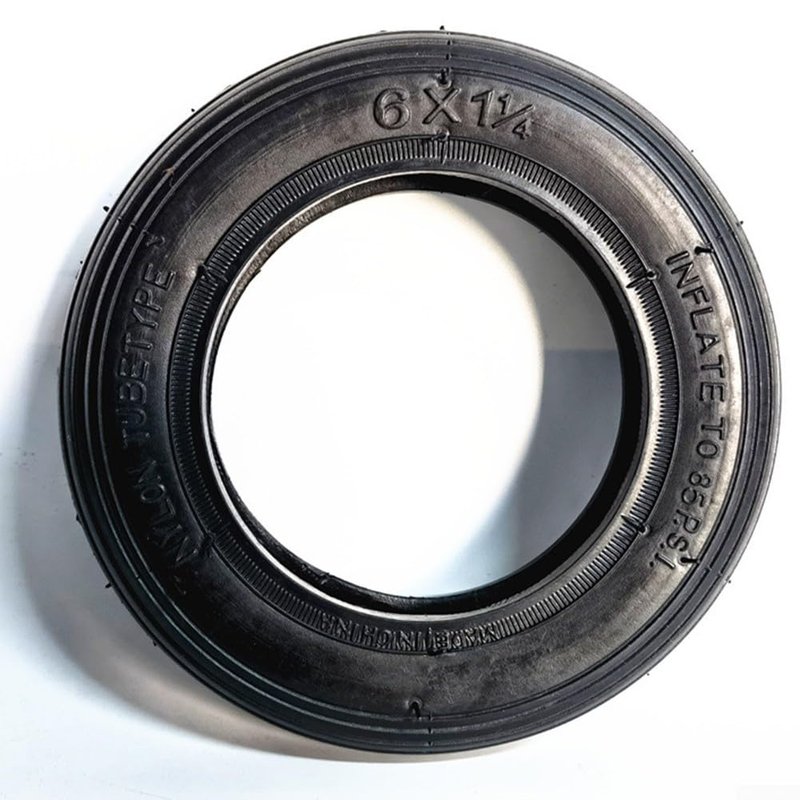 6 * 1.25 Thickened Outer Tire For Electric Scooter, 6 inch 6x1 1/4 Vacuum Tire, Rubber Tubeless Tyre Replacement