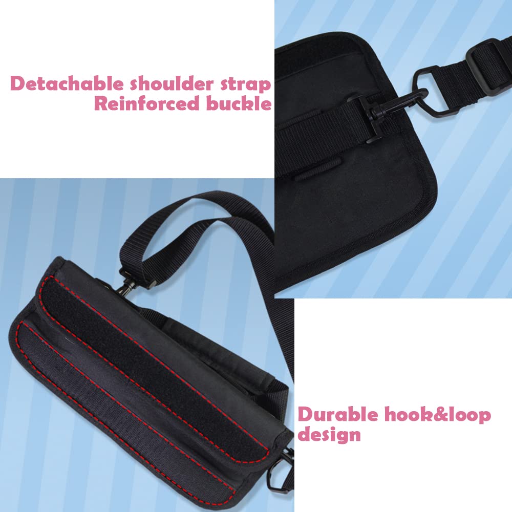 Mini Golf Club Bag Lightweight Shoulder Carrier Driving Range Practice Pack Portable Course Training Travel Case Foldable Sunday Bag Holding 3-5 Golf Clubs for Men Women Golfer