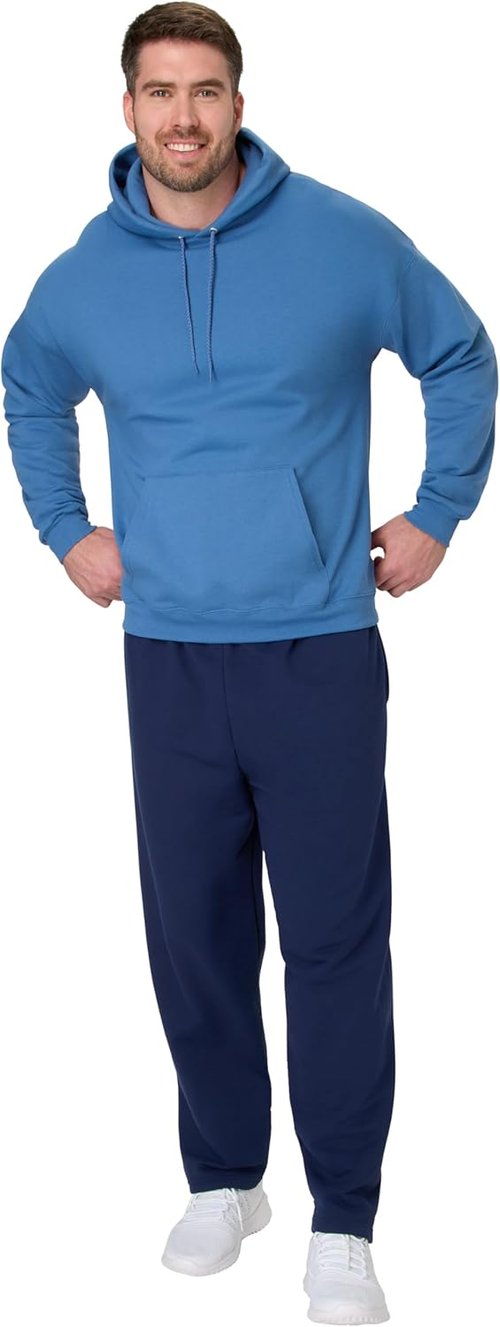 Hanes Men's EcoSmart Sweatpants - Comfortable Athletic Lounge Pants with Pockets | Fleece Design