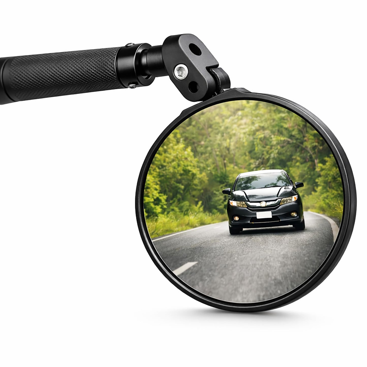 Bike Mirror, Bicycle Mirrors for Handlebars with 360-Degree Rotation and Unbreakable Convex Rearview Lens for Safe Cycling (2 PCS)
