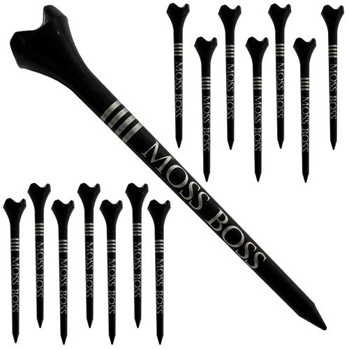 Keyfit Tools Moss Boss Golf Tees HDPE (15 PK) Hard to Break Material Also for Use Moss Boss 4 in 1 Divot Ball Mark Repair Tool Tee Holder Marker Club Stand Holder (Tees Only)