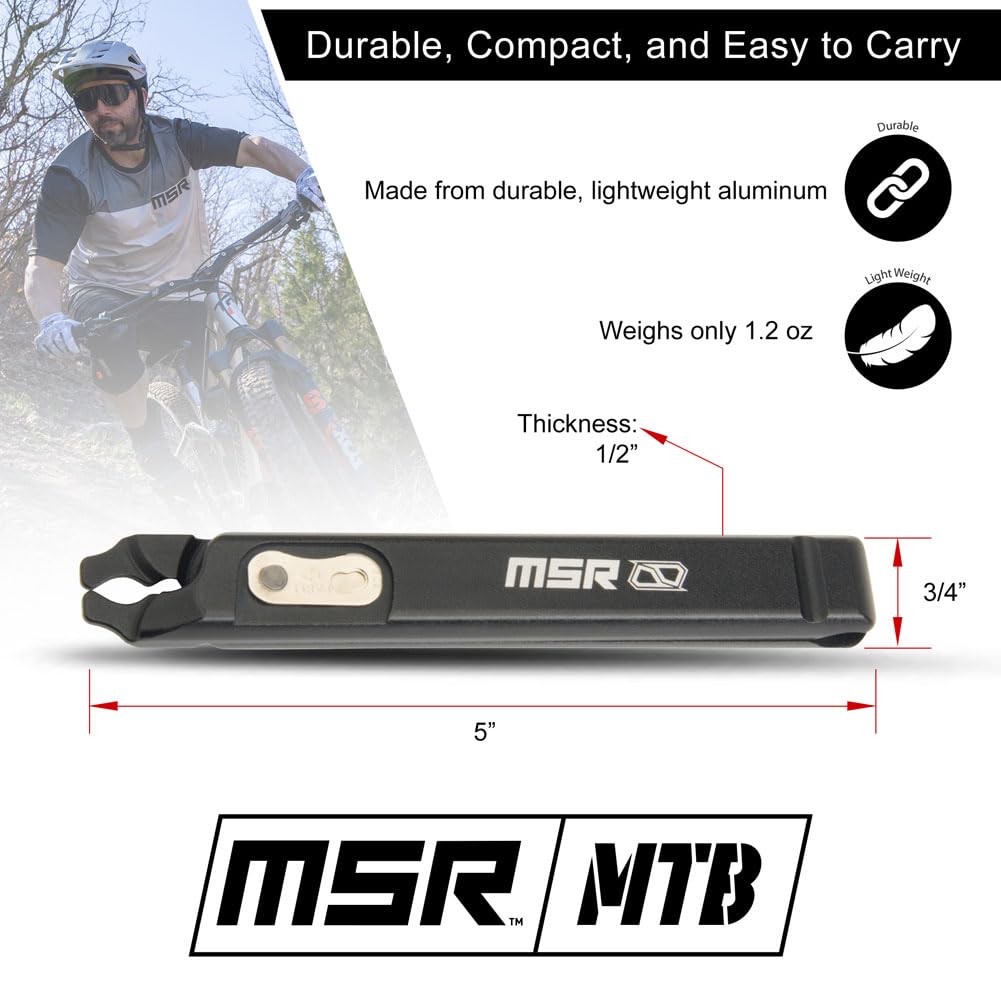 MSR™ 4 in 1 Bicycle Chain Pliers | Mountain Bike | Cycling | Compact | Light Weight | Packable | Attachable | Tool | Multitool