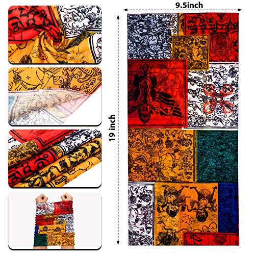 African Scarf Bandanas - 6 Pieces Unisex Neck Gaiter Set