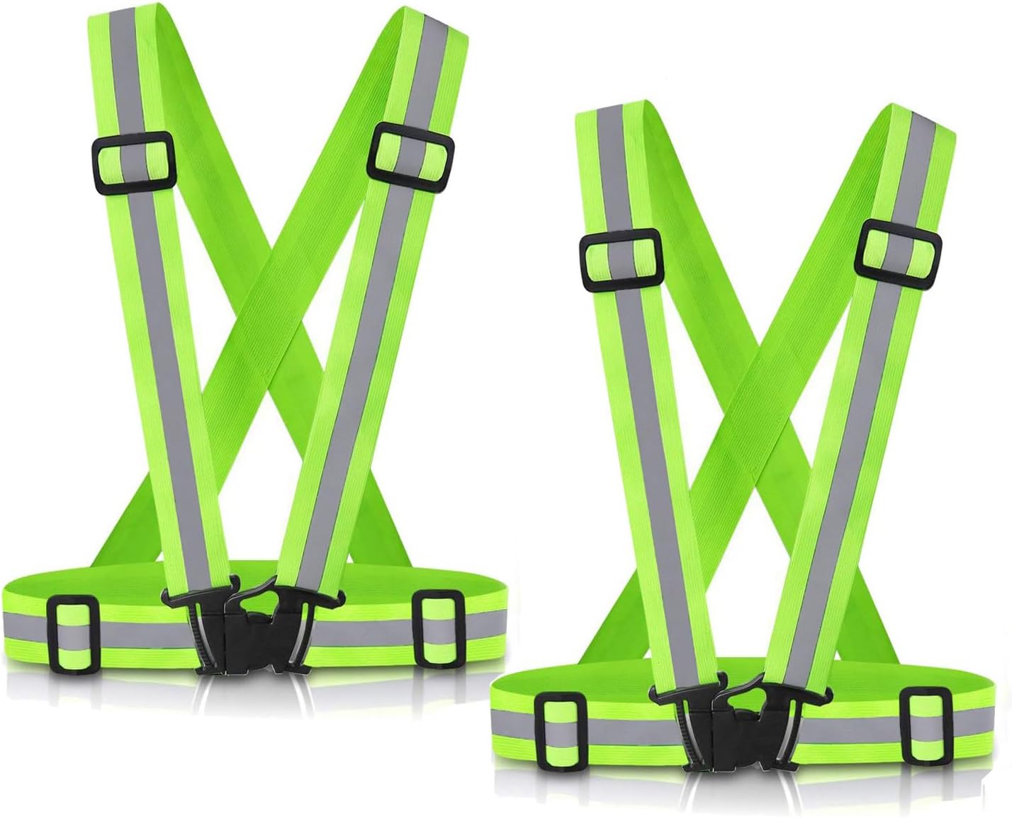 Reflective Vest - High Visibility Running Gear for Cycling, Jogging & Walking | Adjustable Fit for All