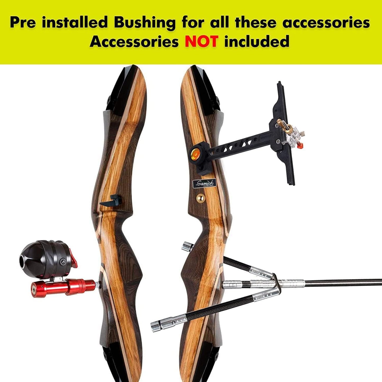 Samick Sage Takedown Recurve Bow - 62-Inch Versatile Bow for Teens & Adults | Ideal for Hunting & Target Practice