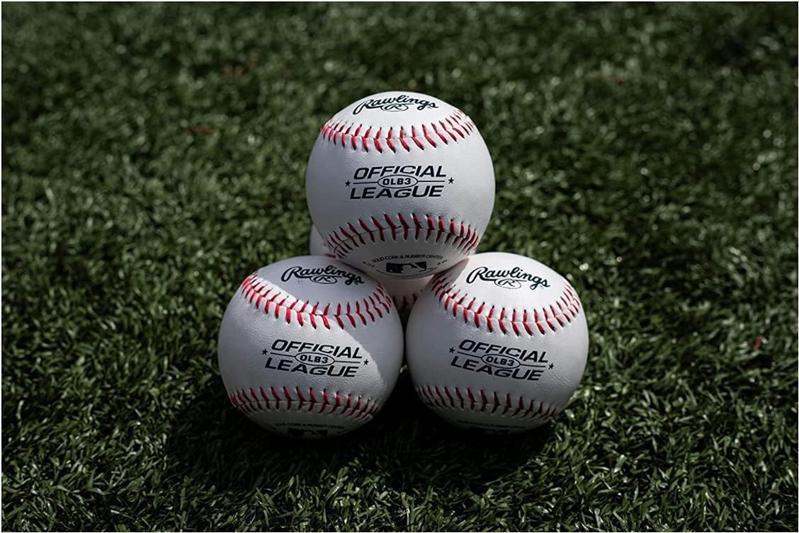 Rawlings Official League Practice Baseballs - Youth Size | Bag of 12 for Recreational Use