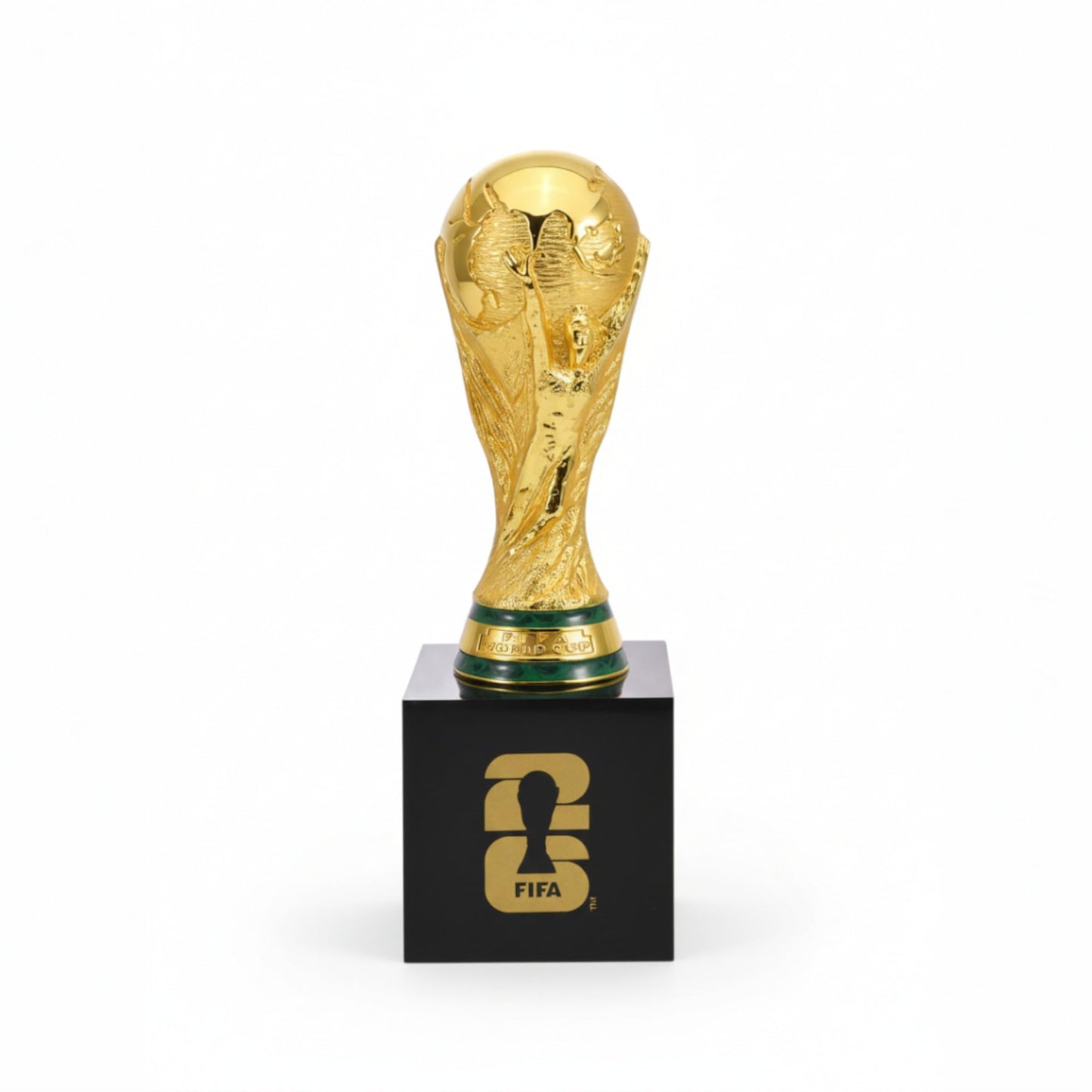 Official FIFA World Cup 2026 Edition - 5.9 Inch 3D Trophy w Acrylic Base -Timeless Collector’s Item Heavy Premium Zinc Alloy - FIFA World Cup Trophy Replica Perfect for Man Cave or Fútbol Memorabilia
