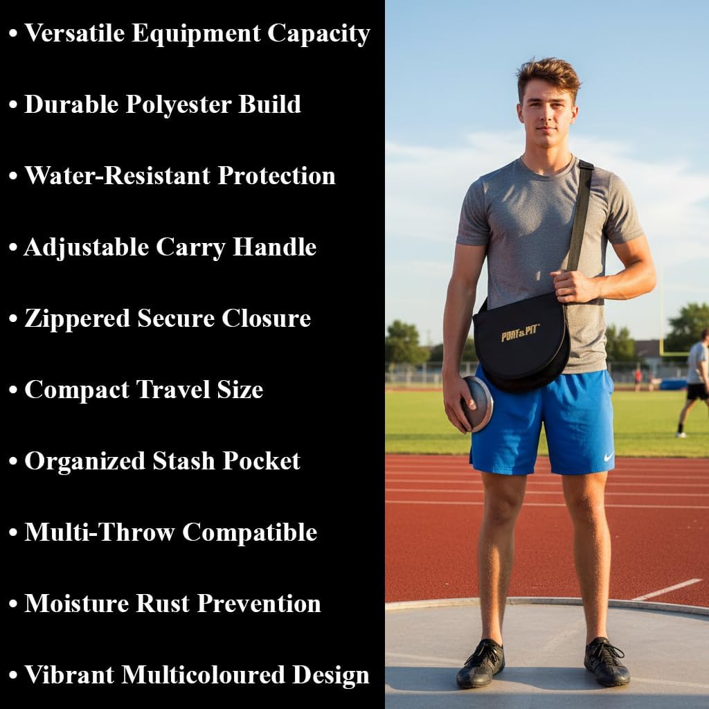 Port A Pit - Shot And Discus Carrier | Durable Sports Equipment for Easy Transport