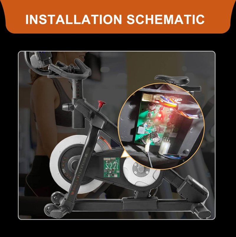 430157 Motor Control Board Controller Compatible with Nordic Track C22I/S10I/S15I/S22I/S27I/SE9I/X24 Stationary Bike, 430146 Controller for Select Elliptical Machines