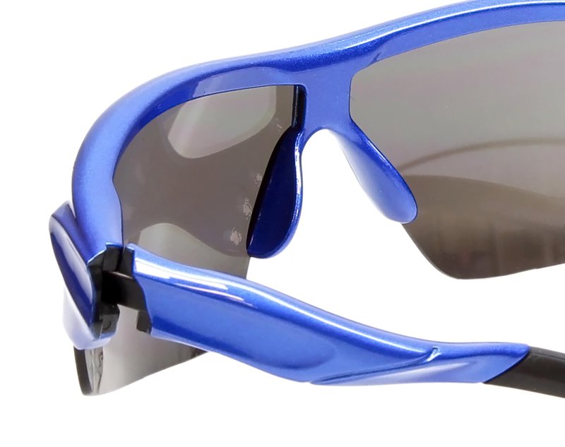 Calabria Rally Cobalt Black/Blue Mirror Pickleball Sunglasses for Women Polarized Pickleball Glasses for Men Racquetball Protective Eyewear Outdoor Sunglasses Men Sport Golf Squash Cricket Glasses