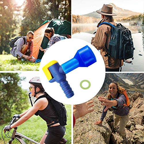 Bite Valve Replacement Mouthpiece for Hydration Pack - Blue