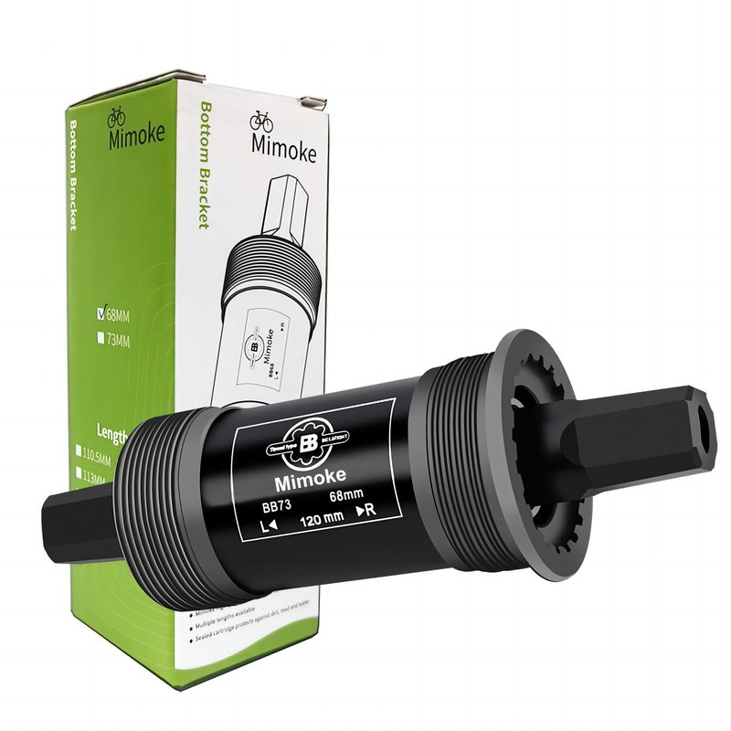 Mimoke Square Tapered Bottom Bracket BSA Innenlager Bearing 68mm x 113mm 116mm 118mm 122.5mm 124mm 126mm