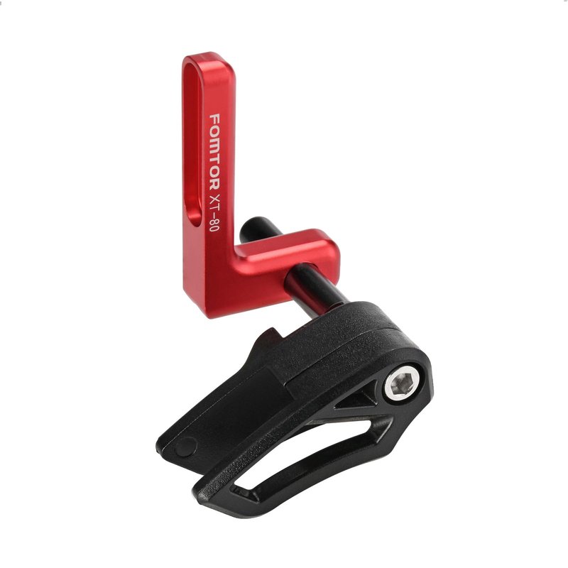 FOMTOR Chain Guide Mountain Bike, Bicycle Direct Mount Chainring Guard MTB Road Bike Chain Protector 7075 T6 Alloy Aluminum for BMX, Fixie (Red)