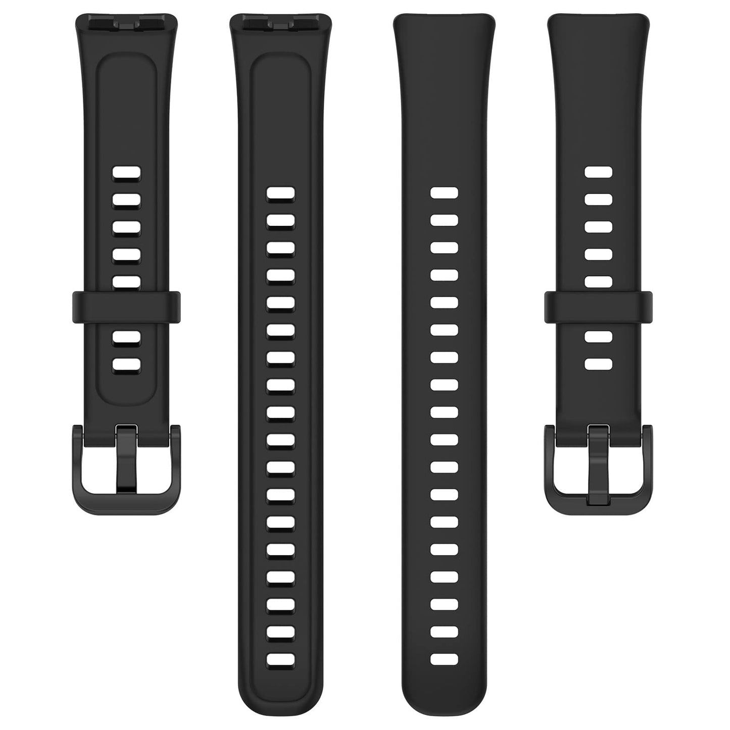 AWADUO Replacement Band Compatible with Huawei Band 8, Replacement Silicone Wrist Strap Bracelet Band, Soft And Durable(Black)
