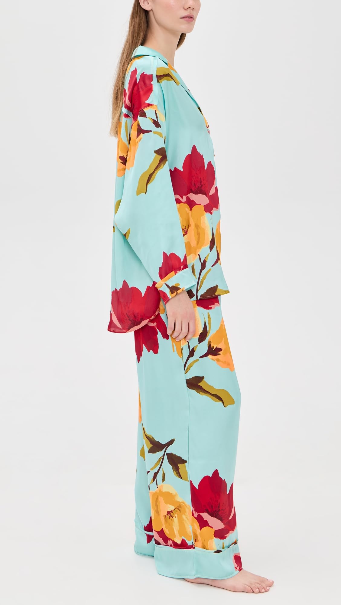 Free People Women's Dreamy Days Pajama Set, Bloomrush Print, XS
