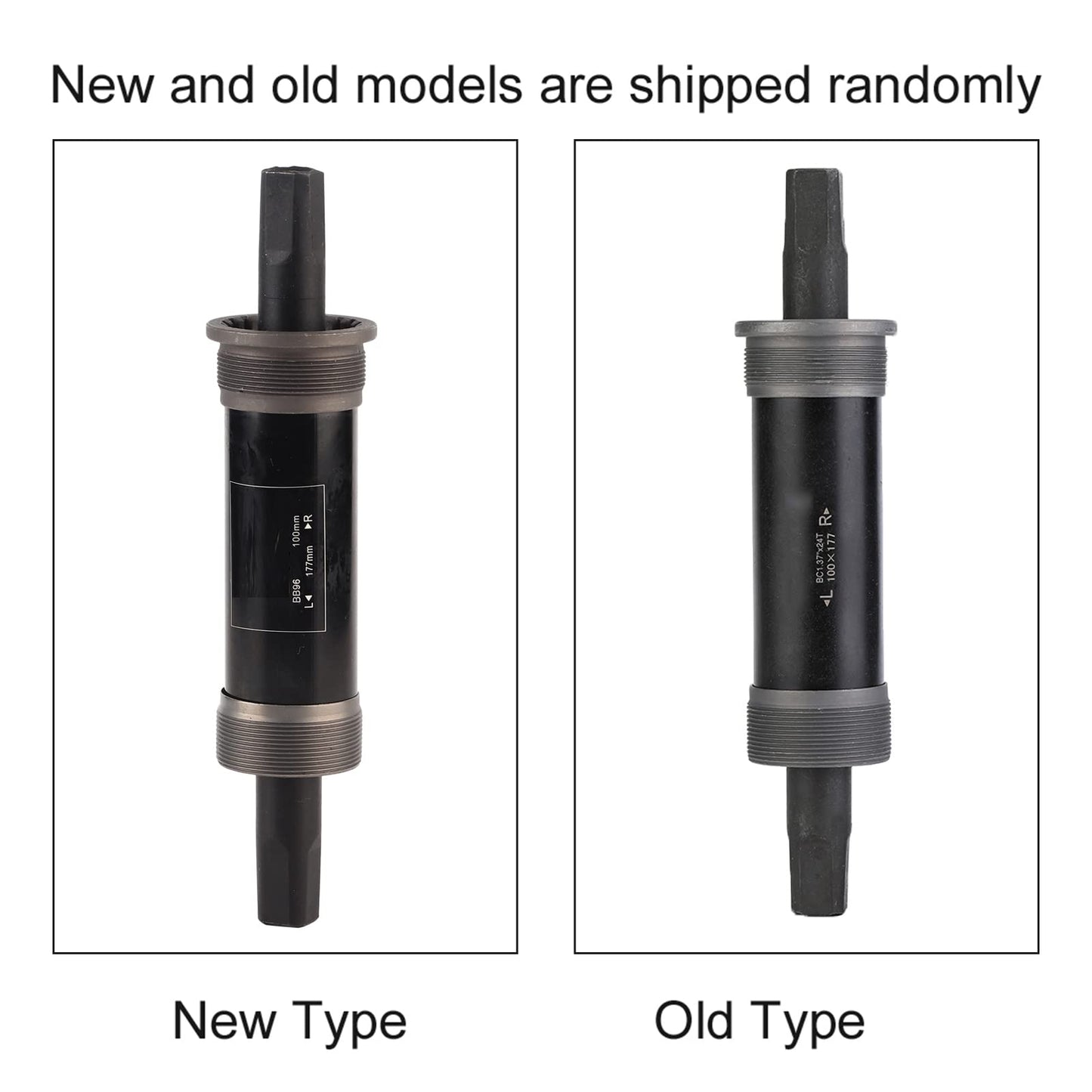 VGEBY1 Taper Bottom Bracket, Bike Bottom Bracket Hole Crank Axis Sealed Bearings Bike Parts(100177MM)
