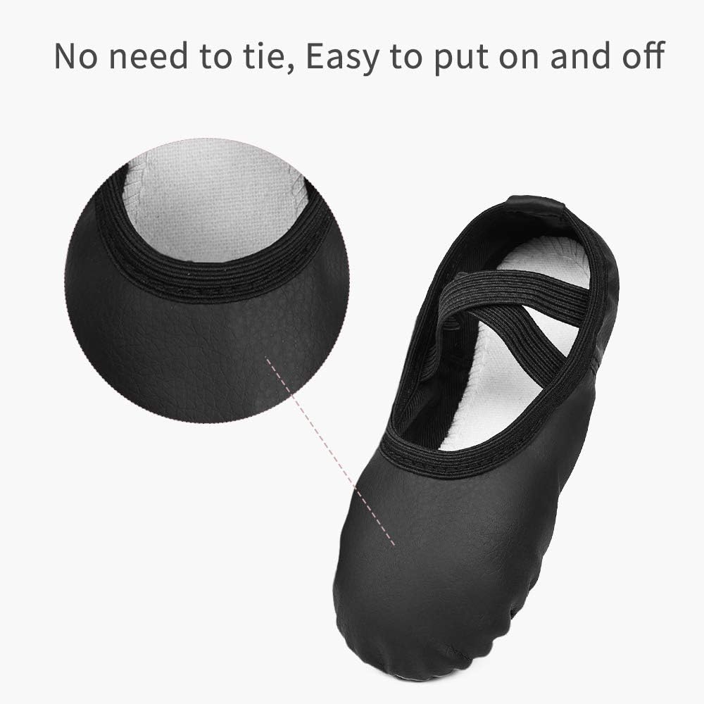 Stelle Ballet Shoes - Professional Close-Fit Dance Slippers for Kids | PU Material, Multiple Sizes