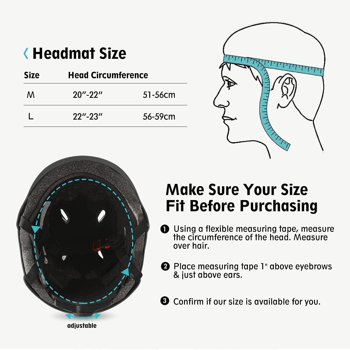 Skiennix Skateboard Helmet Set - Adjustable Protective Gear with Knee, Elbow Pads & Wrist Guards for Teens