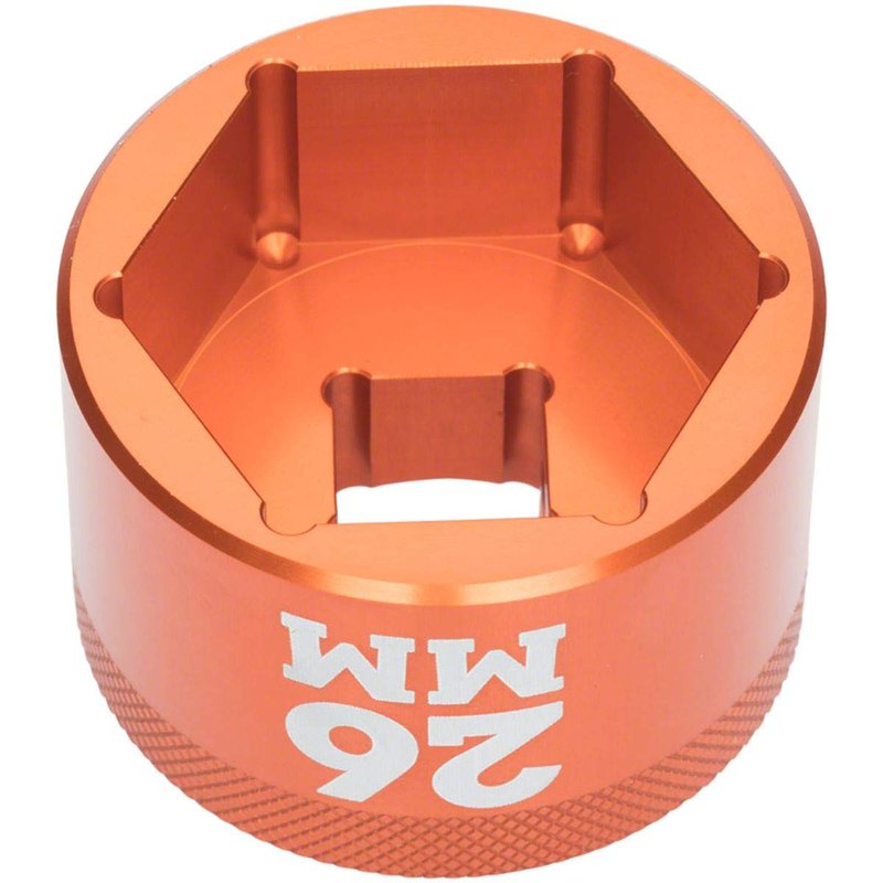 Fox Racing Shox Fork Topcap Socket Orange, 26Mm, 3/8 Drive