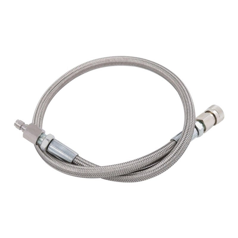 TUXING Pcp Paintball Airsoft Fill Whip Hose Extension 4500 Psi PCP - 24 inch Stainless Steel Charging System with Quick Disconnect