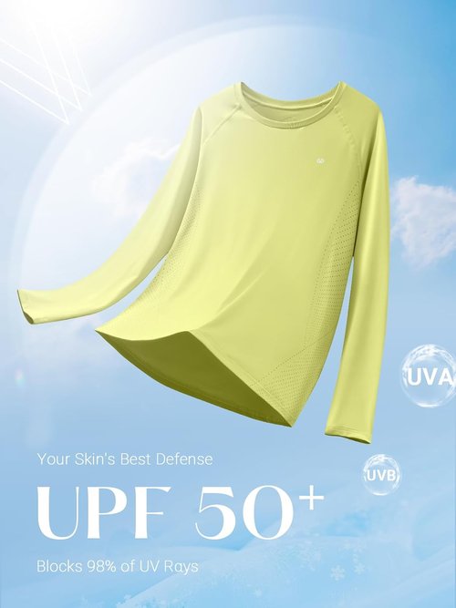 ALLZERO Rash Guard for Women - UPF 50+ Long Sleeve Sun Shirt | Quick-Dry SPF Protection for Outdoor Activities