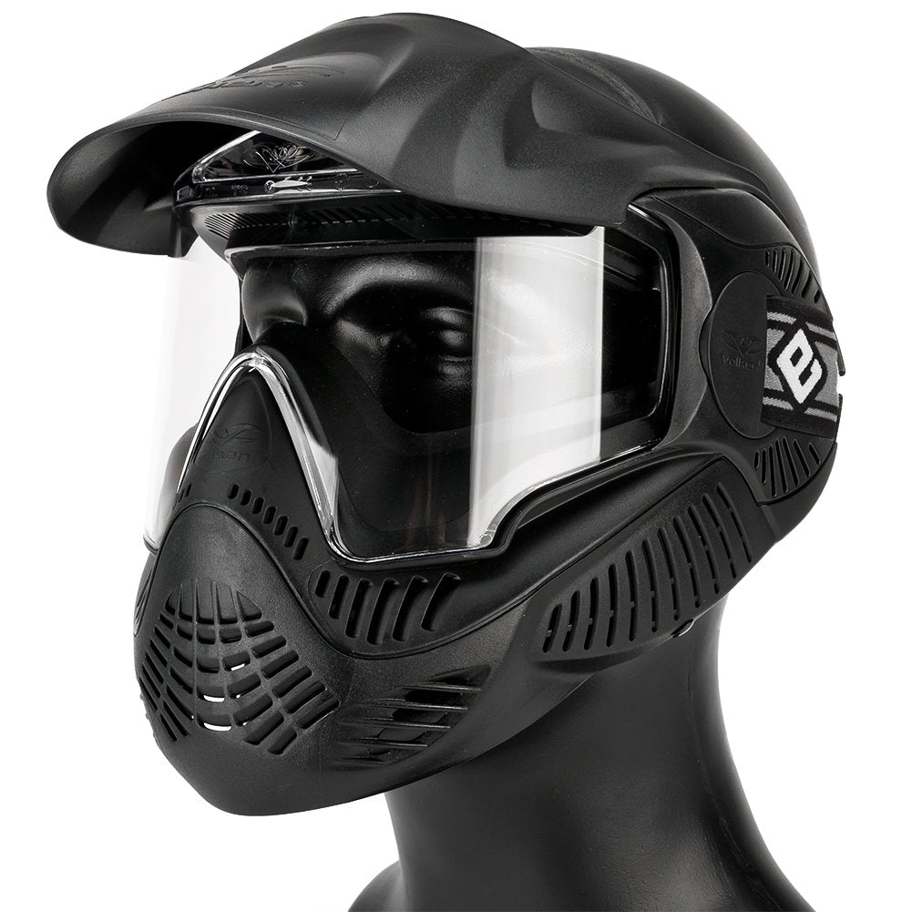 Evike Airsoft - Annex MI-5 Airsoft Paintball Full Face Face Pro by Valken - Black (ANSI Rated) - (PID: 48436)